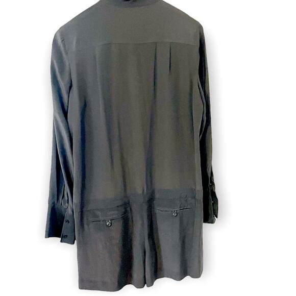 J. Crew silk tuxedo romper size 6 - Picture 3 of 12